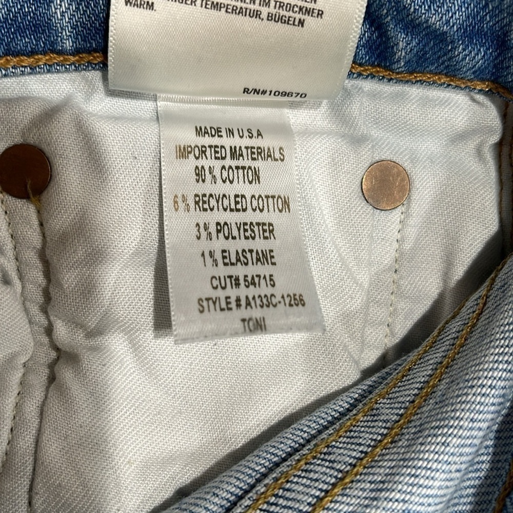 Agolde Toni Ripped Distressed Skinny Jean SZ 31 - Picture 10 of 10